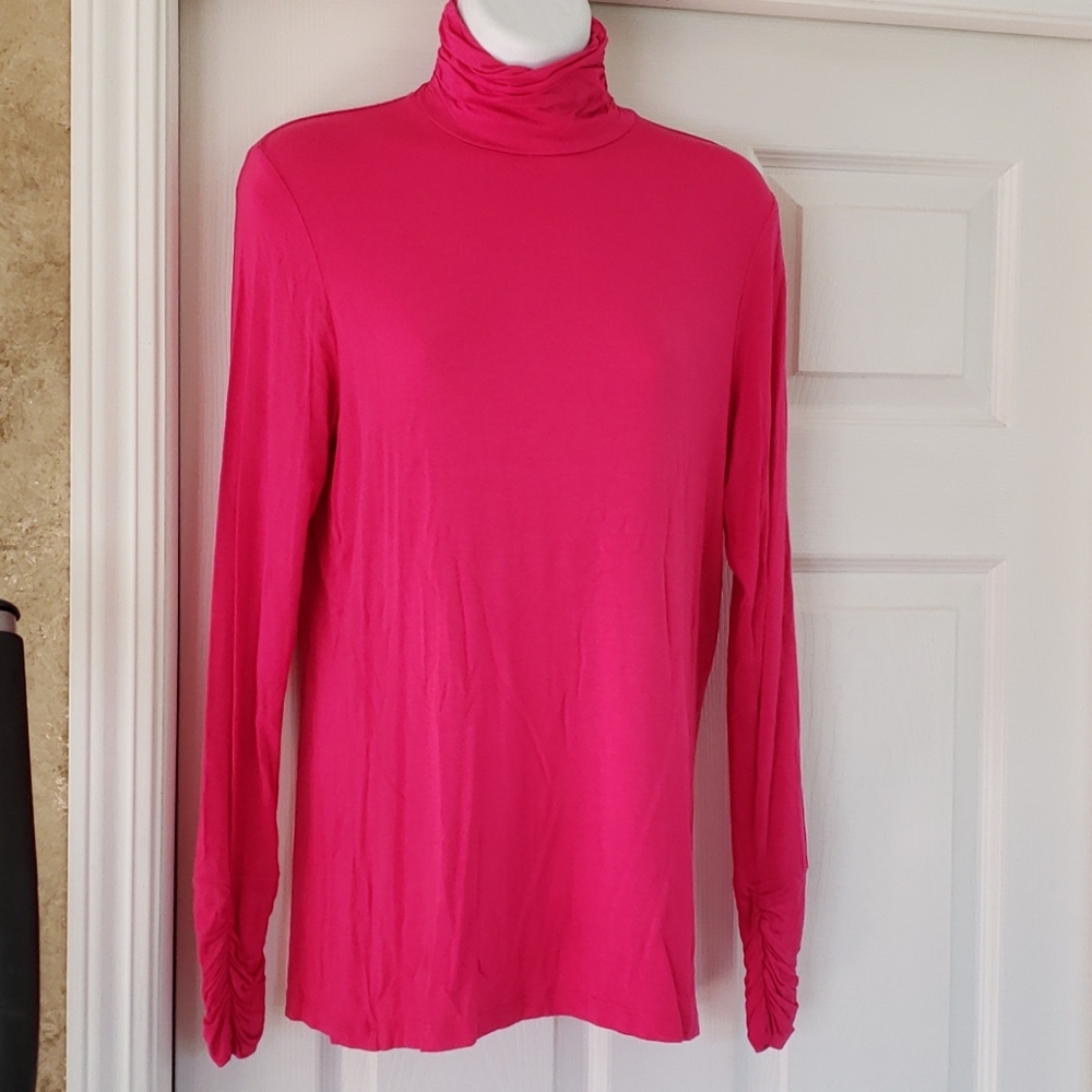 Twiggy London pink/fusha turtleneck